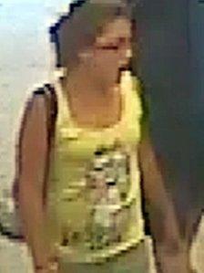 CCTV image of Tia Sharp