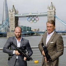 Jason Statham and Dolph Lundgren