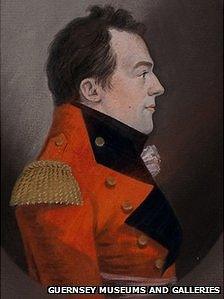 Major General Sir Isaac Brock pastel painting by Gerrit Schipper