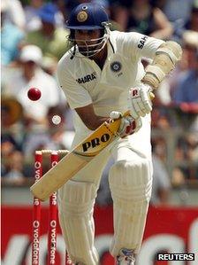 India's VVS Laxman plays a shot during their third cricket test match against Australia at the WACA in Perth in this January 13, 2012 file photo.