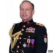 Breivik in uniform