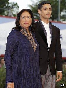 Director Mira Nair with actor Riz Ahmed