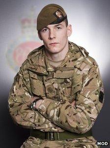 Guardsman Karl Whittle