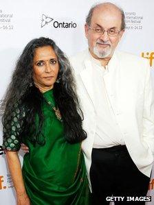 Deepa Mehta and Sir Salman Rushdie