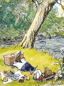 Wind in the Willows. Copyright: Estate of E. H. Shephard