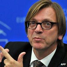 Guy Verhofstadt, Liberal Democrat leader, European Parliament