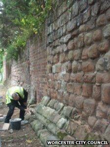 Work on the wall