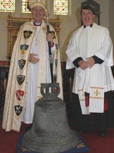 Archbishop Dr Barry Morgan and Canon Stephen Ryan