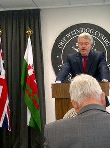 Carwyn Jones press conference