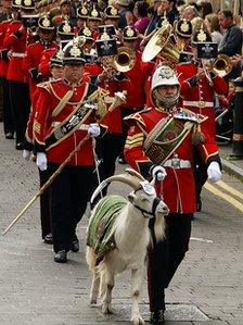 The parade through Cardigan