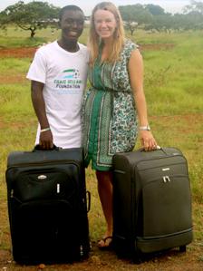 Sahid Conteh and Kelsey Sullivan