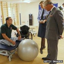 Prince Charles at Headley Court