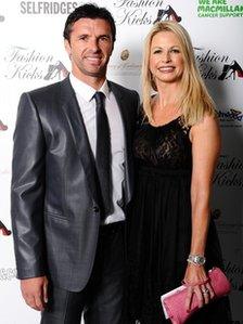 Gary Speed and wife Louise in May 2011