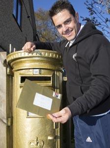 Blwch post Mark Colbourne