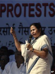 Trinamool Congress party leader Mamata Banerjee