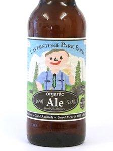 Laverstoke Park Farm organic ale bottle