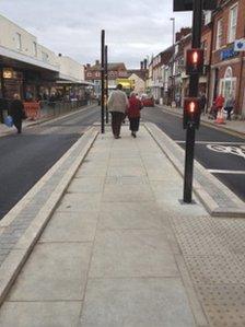 The Haywood Street crossing