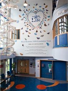 The hospital artwork