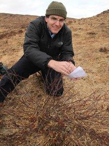 Richard Buggs and a dwarf birch