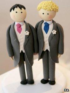 Same sex wedding cake topper