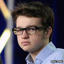 Cast member Angus T Jones in Pasadena, California, in January 2012