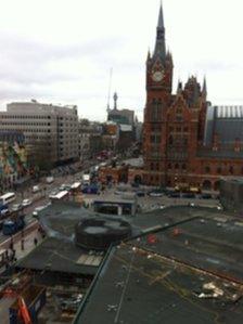 St Pancras station clock tower