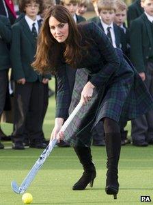 Duchess of Cambridge on 30 November 2012