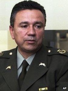 Gen Mauricio Santoyo in a November 2007 file photo