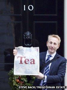 Tregothnan Estate Manager Jonathon Jones at Downing Street
