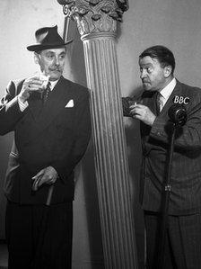 Jack Train with Tommy Handley in It's That Man Again in 1947