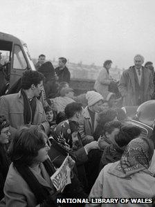 The Trefechan bridge protest in 1963