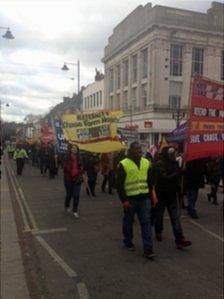 Protest march