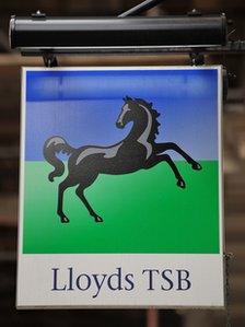 Lloyds bank sign