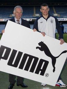 Charles Green and Rangers captain Lee McCulloch