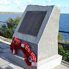 HMS Affray memorial in Alderney