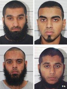 (top row left to right) Ishaaq Hussain, Shahid Khan, (botton row left to right) Naweed Ali, Khobaib Hussain