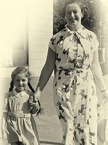 Eva (left) and Anka (right) in their early years in Wales