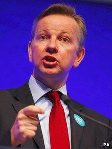 File photo dated 01/05/11 of Education Secretary Michael Gove