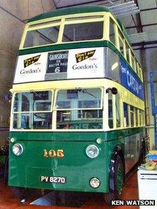 electric trolleybus No.105