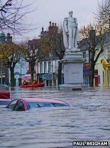 The Mayo Statue in Cockermouth n Friday 20