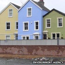 New flood barrier in Cockermouth