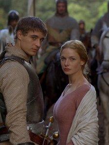 scene from The White Queen with Max Irons and Rebecca Ferguson