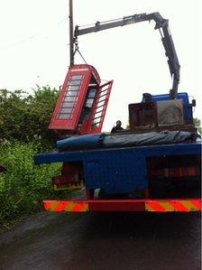 phone box on hoist