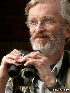 Jed Burtt and binoculours