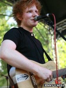 Ed Sheeran at Ipswich Music Day 2010