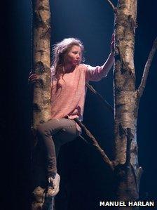 Rebecca Benson in a scene from Let the Right One In