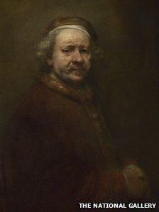 Self Portrait at the Age of 63, Rembrandt, 1669