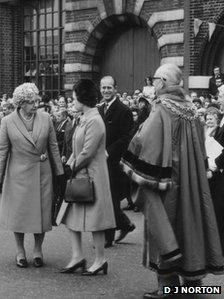 The Queen in Birmingham to open the ring road