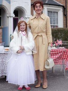 Maisy Smith and June Brown in EastEnders