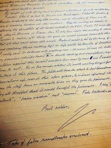 Ian Brady letter